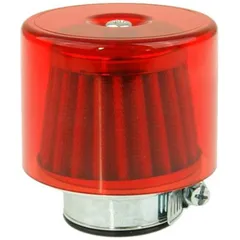 air filter Air-System metal gauze filter 35mm straight version red shield IP14304