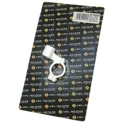 mirror mounting clamp / bracket CNC milled, M8 thread for 22mm handlebars - silver IP15020