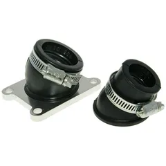 Flansch Ansaugstutzen Racing zweiteilig 24 und 32mm für Derbi D50B0, EBE, EBS IP16752
