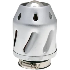 air filter Grenade silver straight version 42/48mm carb connection (adapter) IP32236