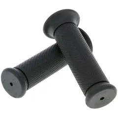handlebar rubber grip set 040A black IP32244