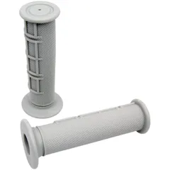 handlebar rubber grip set MX half waffle grey IP32929