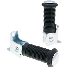 pillion / passenger foot peg set for Simson S50, S51, S53, S70, S80, S83, Schwalbe IP34912