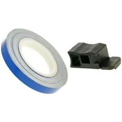 Rad Felgenrand Aufkleber 7mm - blau - 600cm IP34971
