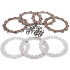 clutch disc set 4-friction plate type for Derbi Senda, GPR, Aprilia RX, SX, Gilera SMT, RCR, EBE, EBS, D50B0 IP39481
