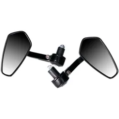 handle bar end mirror set aluminum CNC black IP40387