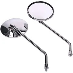 mirror set M8 thread chromed round shape IP40391