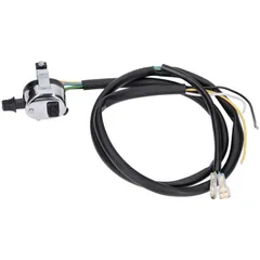 switch assembly chromed 3 functions universal w/ cable for moped IP44178