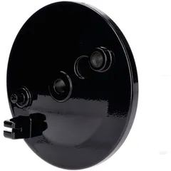 Bremsschild Bremsankerplatte hinten ohne Bohrung Bremslichtschalter, schwarz für Simson S50, S51, S70, KR51, SR4-1 Spatz, SR4-2