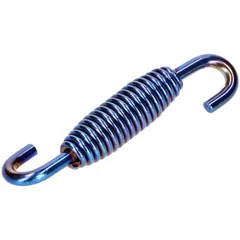 spring exhaust manifold stainless steel titanium look 55mm - head rotatable on both sides IP53164