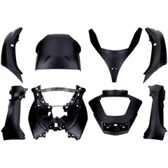 Fairing parts kit 8-piece black for Piaggio MP3 125-500 2008-2012 IP54705