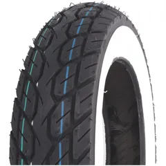 tire Kenda K418 90/90-10 50J TL whitewall / white sidewall KD39713