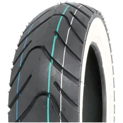 tire Kenda K413 100/80-10 52J TL whitewall / white sidewall KD40011