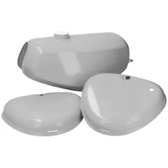 Kraftstofftank Benzintank und Seitendeckel Set grundiert für Simson S50, S51, S70 KIT.C.40551-0000
