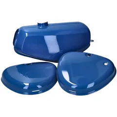 Kraftstofftank Benzintank und Seitendeckel Set blau für Simson S50, S51, S70 KIT.C.40551-5015