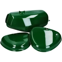 Kraftstofftank Benzintank und Seitendeckel Set billardgrün für Simson S50, S51, S70 KIT.C.40551-6005