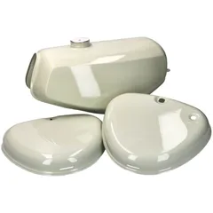 Kraftstofftank Benzintank und Seitendeckel Set atlasweiß für Simson S50, S51, S70 KIT.C.40551-9010