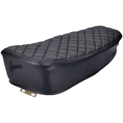 Sitzbank Kit Schmitt Raute gesteppt, schwarz / schwarz für Simson S50, S51, S70 KIT.F.52591