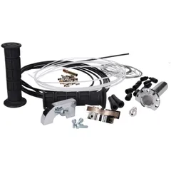 quick action throttle kit Naraku chrome - universal KIT.NK200.07