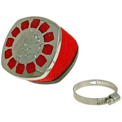 air filter Malossi red filter E14 35.5mm 30° carb connection M.0411460