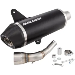Auspuff Malossi RX Black mit Katalysator für Vespa GTS 300 Euro4 2016-2022 M.3218016K0