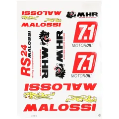 Sticker Set Dekorsatz Aufklebersatz Malossi DIN-A3 M.339780