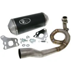 Schalldämpfer Auspuff Turbo Kit GMax 4T für Vespa GT, GTS, GTV 4T LC 06-12 M4T103-N