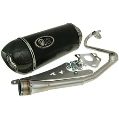 exhaust Turbo Kit GMax Carbon H2 4T for Honda Zoomer, Ruckus M4T82-H2