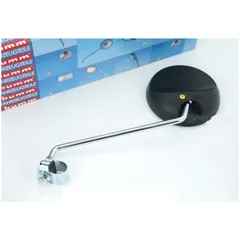 Mirror bumm with clamp Planes glass for Zündapp, Kreidler, Hercules, DKW, Puch, KTM MG00000193