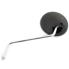 Mirror right black 105mm left-hand thread for Yamaha DT 80 M, MX, LC 1, 2, 125, 400, RD 50, XT 250, 500 MG00000194