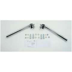 Handlebar Fehling stub set 33mm clamping 265mm width 22mm diameter for Zündapp, Kreidler, Hercules, Puch, KTM, DKW, moped, mokic