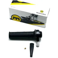 Throttle grip Magura complete with grip rubber black 120mm for Zündapp KS, Kreidler, Hercules K, KX, MK, Puch, KTM, DKW, KKR, Mo