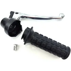 Throttle grip fitting black plastic complete for Puch Maxi MG00000380