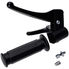 Brake fitting with handle and lever Domino black for Piaggio, Vespa Ciao, Bravo, Si -1988 MG00000416