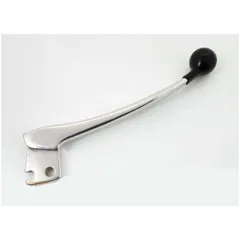 Brake lever aluminum 150mm silver black for Suzuki, TS 50, 80 MG00000549