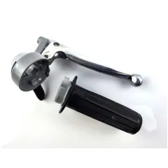 Throttle grip fitting aluminum 22mm black 105mm for Zündapp, Kreidler, Hercules, Puch, DKW, KTM moped, moped, mokick MG00000647