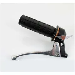 Throttle grip fitting black aluminum 22mm 105mm 26mm for Zündapp, Kreidler, Hercules, Puch, DKW, KTM, moped, moped, mokick MG000