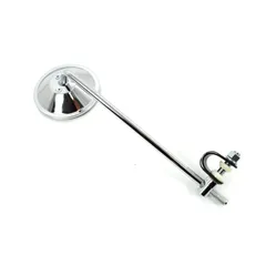 Mirror chrome round 100mm rod 260mm clamp 22mm for Zündapp, Kreidler, Hercules, Miele, DKW, NSU, Horex, Puch, Gritzner MG0000073