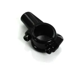 Mirror holder aluminum black 22mm M10 x 1.25 for Honda, Kawasaki, Suzuki, Yamaha, Zündapp, Kreidler, Hercules, moped, mokick, sc