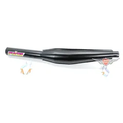 Exhaust black 32mm 660mm for Zündapp CS, KS, GTS, ZR, ZD, ZL, C, Kreidler Florett LF, LH, RMC, Flory, Hercules Prima, MK, K 50,