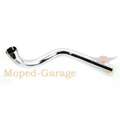 Exhaust manifold 28mm 330mm chrome for Kreidler, Florett, Flory, moped, moped, mokick MG00001125
