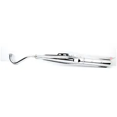 Auspuff Verchromt 22mm Krümmer Schalldämpfereinsatz für Mofa, Moped, Mokick MG00001166