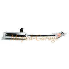 Auspuff Chrom 22mm mit abschraubbarer Endkappe für Piaggio, Vespa, Ciao, Bravo MG00001173