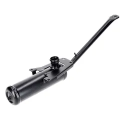 Auspuff Schwarz Metall für Hercules Saxonette, Spartament Fahrrad mit Hilfsmotor MG00001180