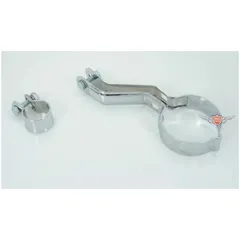 Exhaust clamp chrome 57mm for NSU, Quickly MG00001251