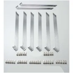 Spokes chrome 160mm with nipple (36 pieces) for Puch, MV, MS, DZ, VS MG00002136