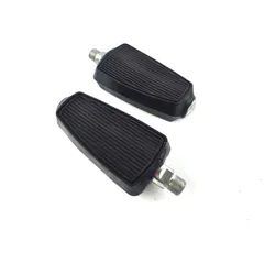 Black plastic pedals for Zündapp M 50, Moped 25 Type 434 Bergsteiger, CS, CX, ZD, C, Kreidler Flory, Hercules, Puch, DKW, Miele