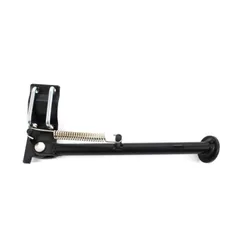 Seitenständer Presto Schwarz 280mm mit Feder und Befestigungsmaterial für Tomos A 3 Flexer, Hercules Prima 2, 3, 4, 5, 6, SX, M,