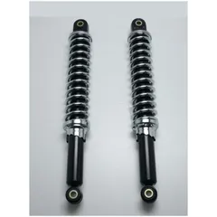 Federbein Einstellbar 370mm 10mm Schwarz Chrom für Kreidler Florett K 54 RS, RMC, Hercules KX 5 MG00002506