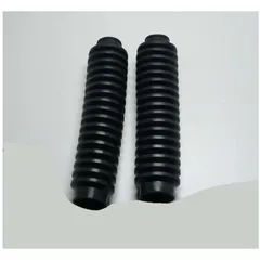 Gabelfaltenbalg Schwarz 35/25mm 220mm für Piaggio Vespa Citta Mofa Moped MG00002515